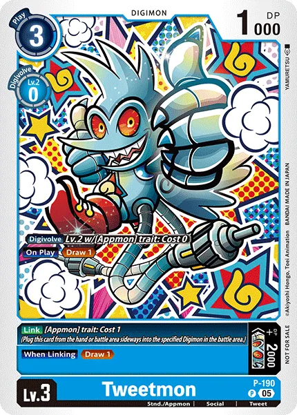 Tweetmon &mdash; Digimon Card Game card