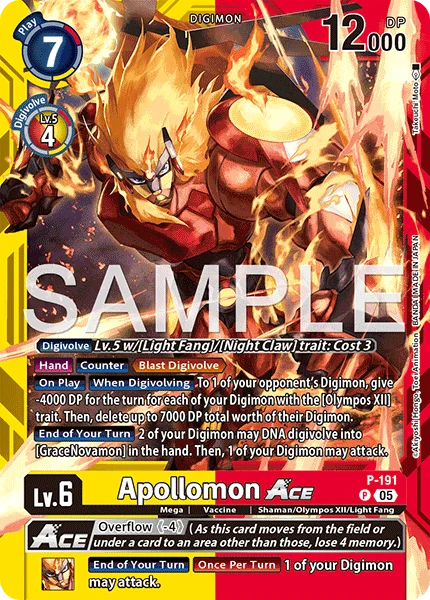 Apollomon ACE &mdash; Digimon Card Game card