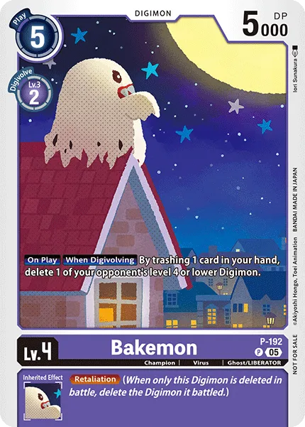 Bakemon &mdash; Digimon Card Game card