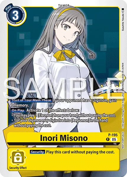 Inori Misono &mdash; Digimon Card Game card