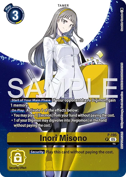 Inori Misono &mdash; Digimon Card Game card