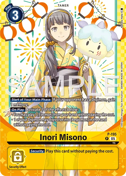Inori Misono &mdash; Digimon Card Game card