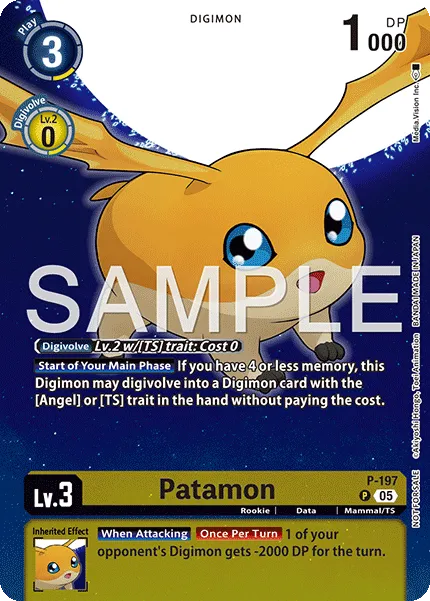 Patamon &mdash; Digimon Card Game card
