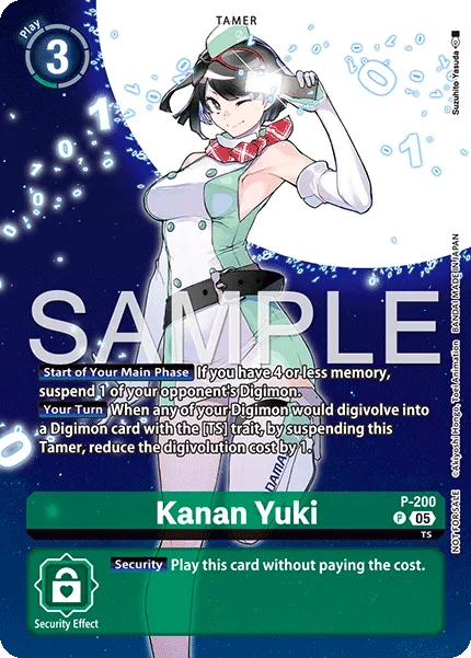 Kanan Yuki &mdash; Digimon Card Game card