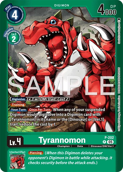 Tyrannomon &mdash; Digimon Card Game card