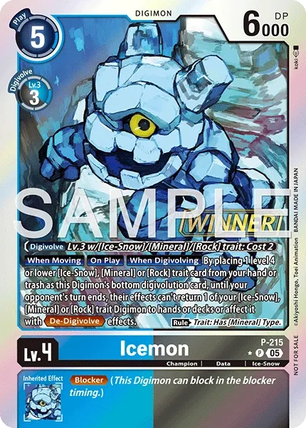 Icemon &mdash; Digimon Card Game card