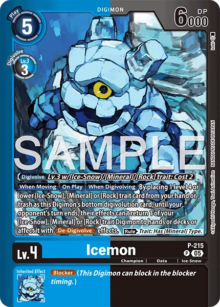 Icemon &mdash; Digimon Card Game card