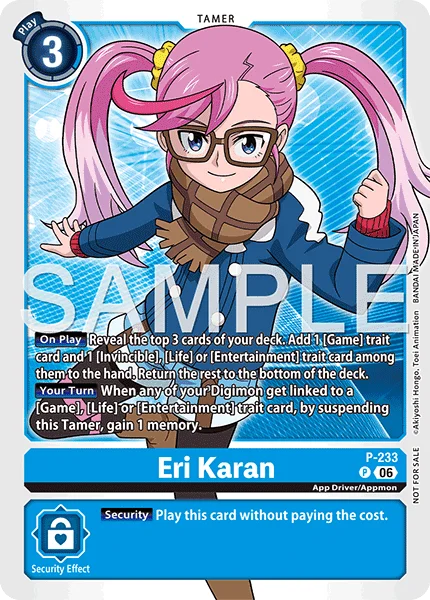 Eri Karan &mdash; Digimon Card Game card