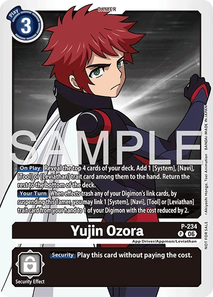 Yujin Ozora &mdash; Digimon Card Game card