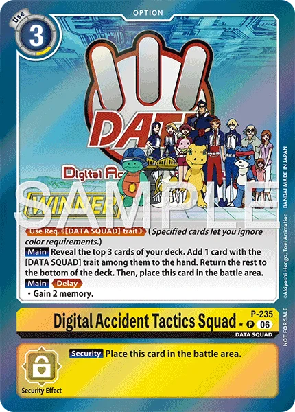 Digital Accident Tactics Squad &mdash; Digimon Card Game card