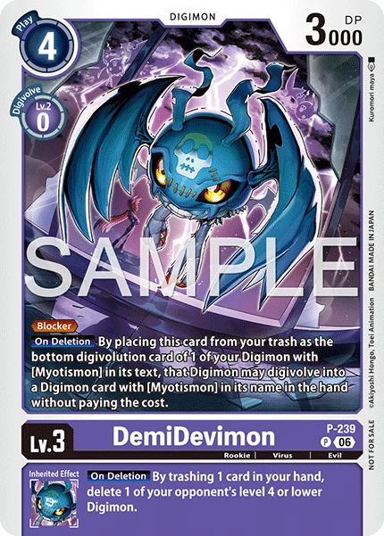 DemiDevimon &mdash; Digimon Card Game card