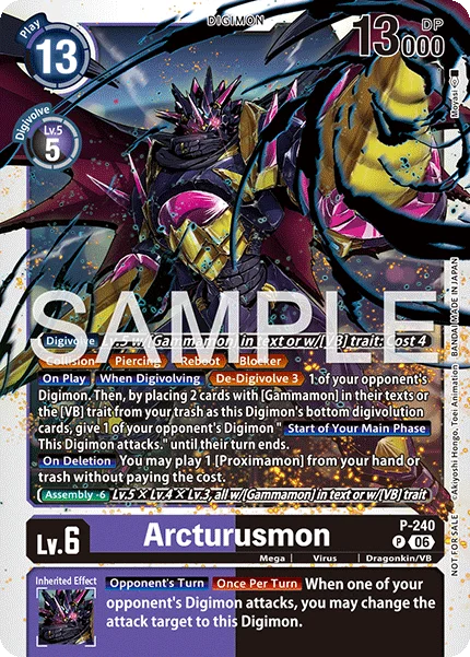 Arcturusmon &mdash; Digimon Card Game card