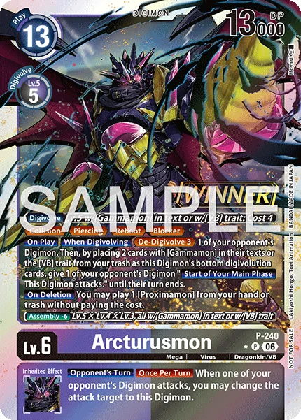 Arcturusmon &mdash; Digimon Card Game card
