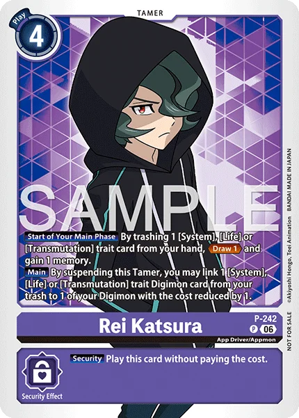 Rei Katsura &mdash; Digimon Card Game card
