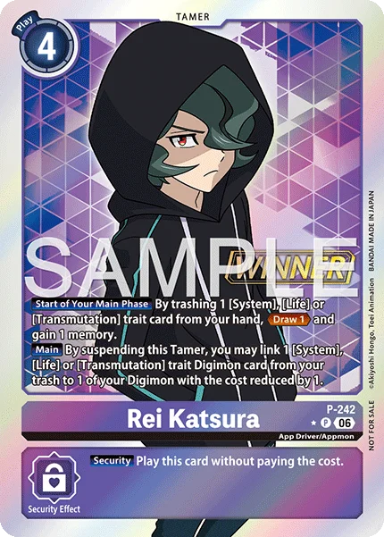 Rei Katsura &mdash; Digimon Card Game card