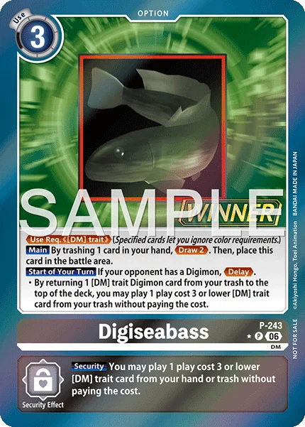 Digiseabass &mdash; Digimon Card Game card