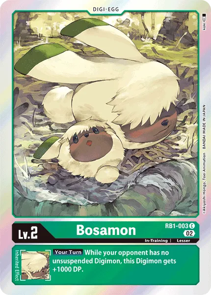 Bosamon &mdash; Digimon Card Game card