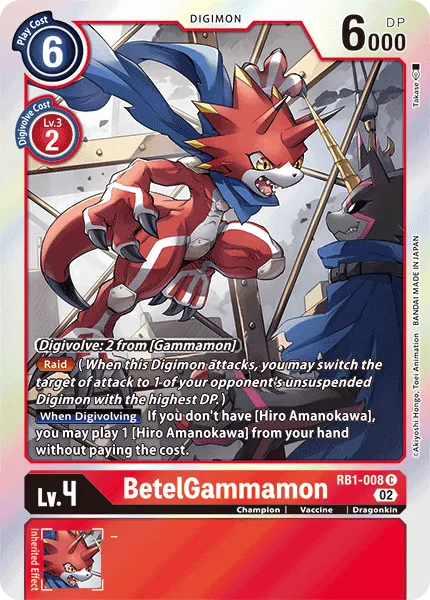 BetelGammamon &mdash; Digimon Card Game card