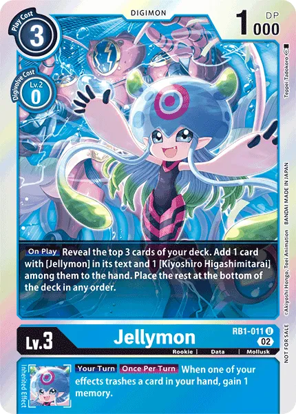 Jellymon &mdash; Digimon Card Game card