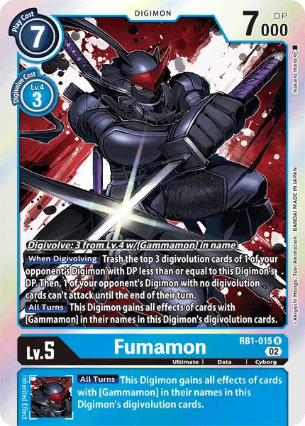 Fumamon &mdash; Digimon Card Game card
