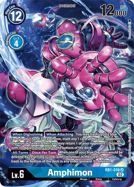 Amphimon &mdash; Digimon Card Game card