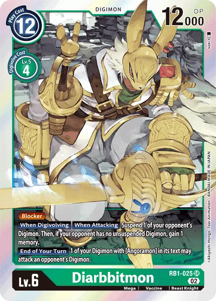 Diarbbitmon &mdash; Digimon Card Game card