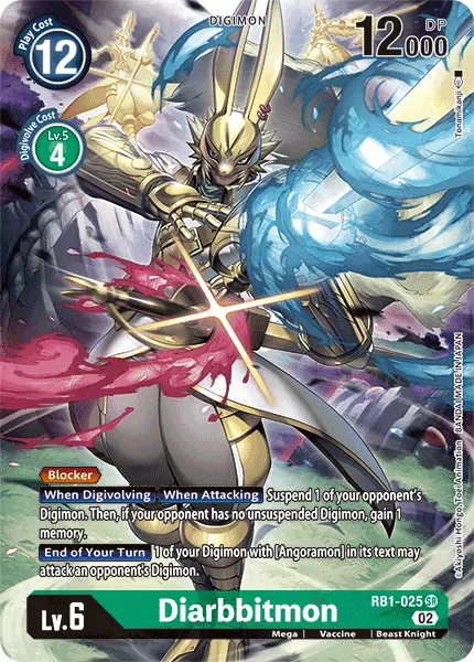 Diarbbitmon &mdash; Digimon Card Game card