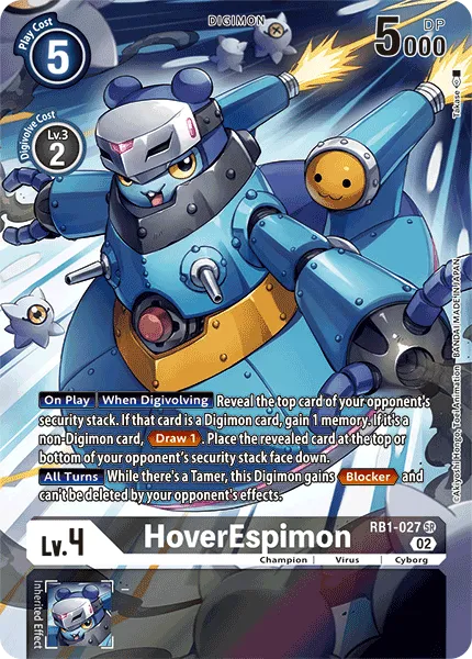 HoverEspimon &mdash; Digimon Card Game card