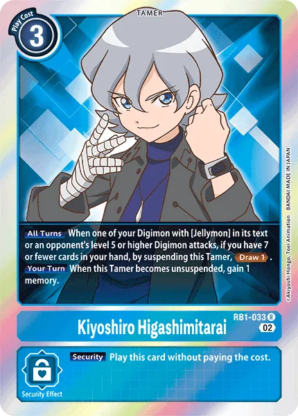 Kiyoshiro Higashimitarai &mdash; Digimon Card Game card