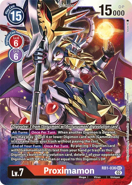 Proximamon &mdash; Digimon Card Game card