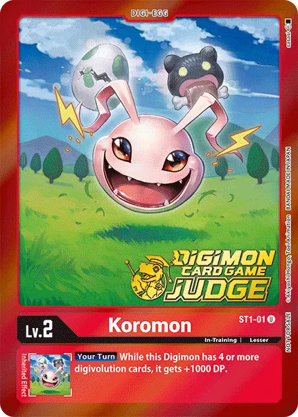 Koromon &mdash; Digimon Card Game card