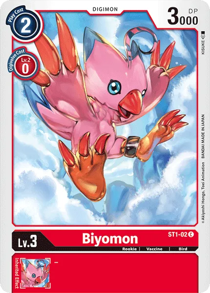 Biyomon &mdash; Digimon Card Game card