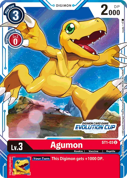 Agumon &mdash; Digimon Card Game card