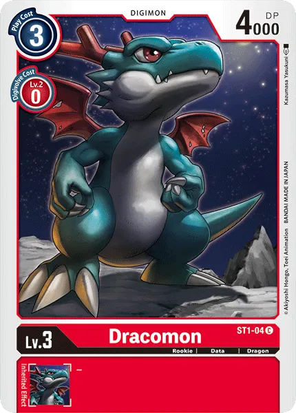 Dracomon &mdash; Digimon Card Game card
