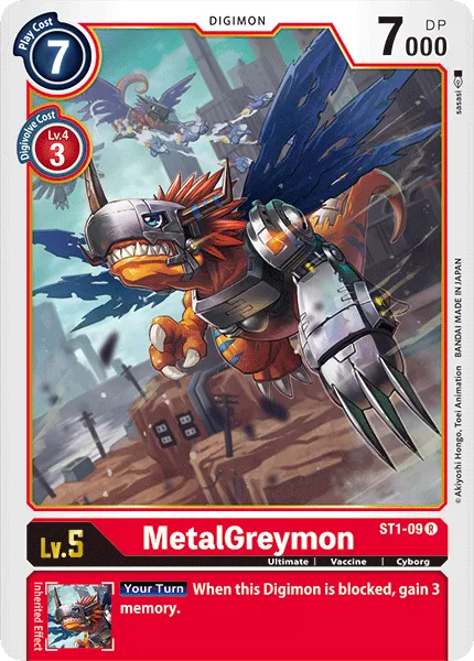 MetalGreymon &mdash; Digimon Card Game card