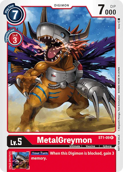 MetalGreymon &mdash; Digimon Card Game card