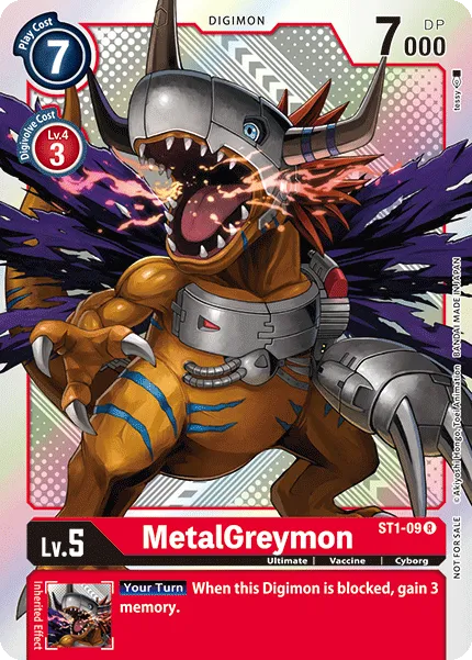 MetalGreymon &mdash; Digimon Card Game card