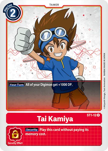 Tai Kamiya &mdash; Digimon Card Game card