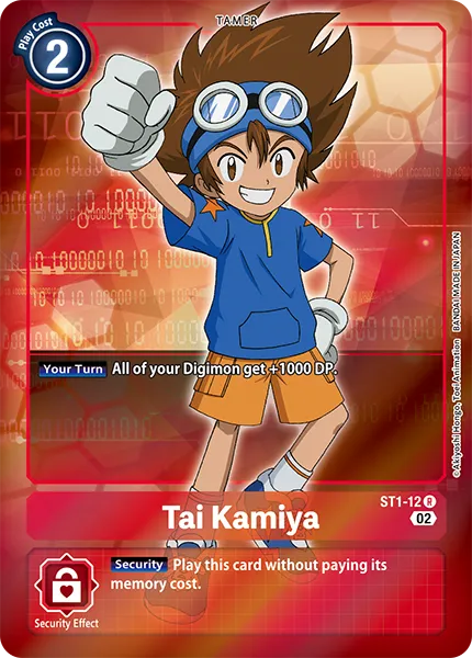 Tai Kamiya &mdash; Digimon Card Game card