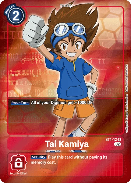 Tai Kamiya &mdash; Digimon Card Game card