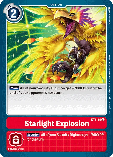 Starlight Explosion &mdash; Digimon Card Game card