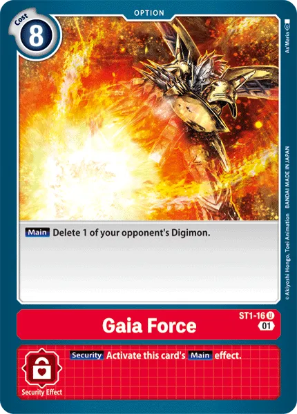 Gaia Force &mdash; Digimon Card Game card