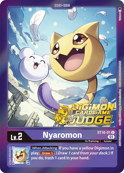 Nyaromon &mdash; Digimon Card Game card