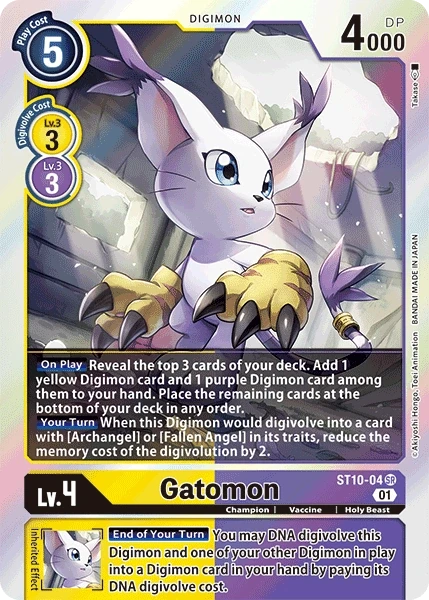 Gatomon &mdash; Digimon Card Game card