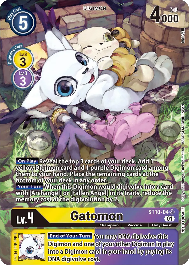 Gatomon &mdash; Digimon Card Game card