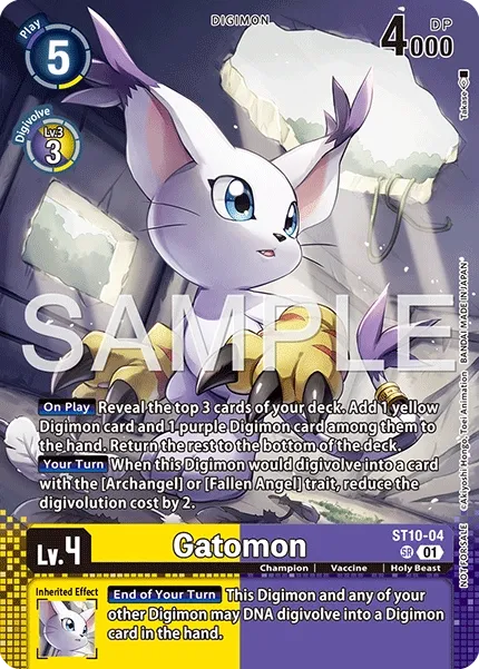 Gatomon &mdash; Digimon Card Game card