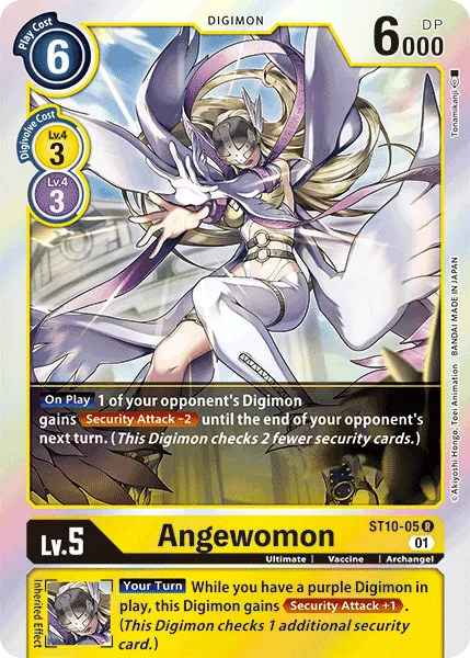 Angewomon &mdash; Digimon Card Game card