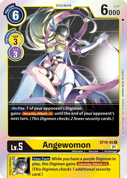 Angewomon &mdash; Digimon Card Game card
