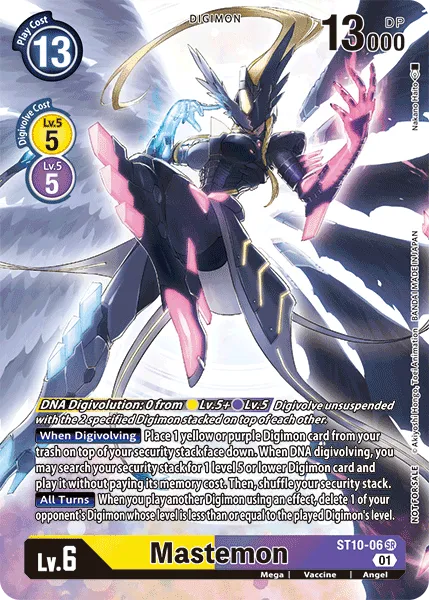 Mastemon &mdash; Digimon Card Game card