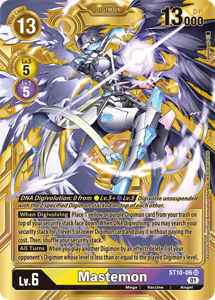 Mastemon &mdash; Digimon Card Game card